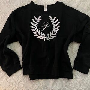 PINK Victoria's Secret Black Sweatshirt